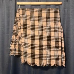 Plaid Blanket Scarf